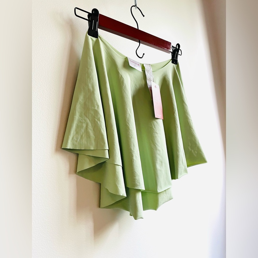 Capezio Mint Green Circle Skirt Size XL NWT - Picture 3 of 10